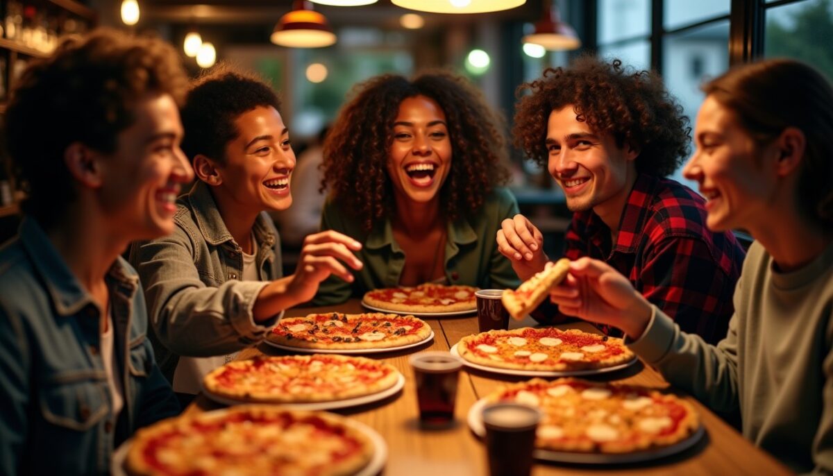 Combien de parts de pizza par personne : guide malin pour commander juste